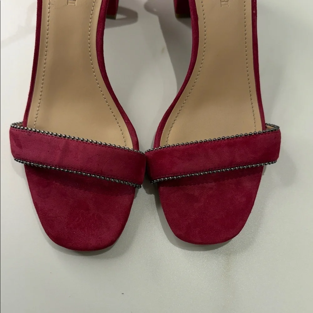 Coach Maddie Suede Sandals 9.5